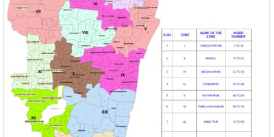 چنای شرکت ward نقشه
