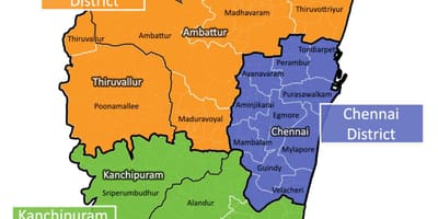 نقشه برجسته از چنای