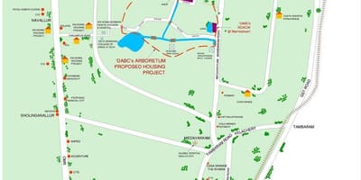 Velachery چنای نقشه